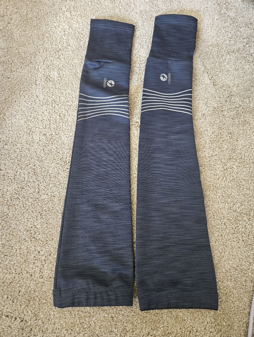 Oiselle Arm Warmers, Blue